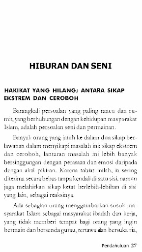 Islam Bicara Seni - Qardhawi Screen 3