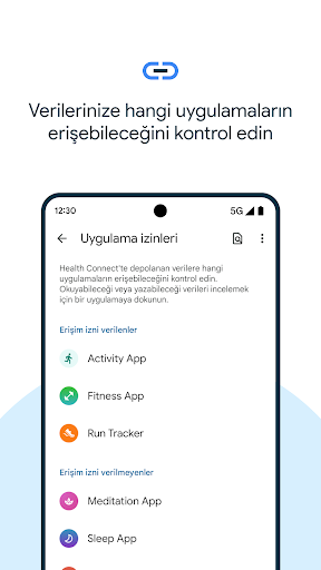 Health Connect ekran görüntüsü