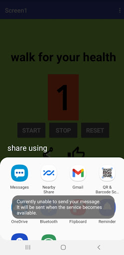 SPEAKING STEP COUNTER