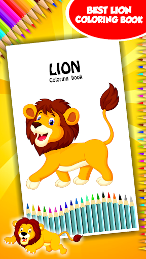 Lion Coloring Book
