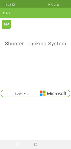 Android application Shunter Tracking System screenshort