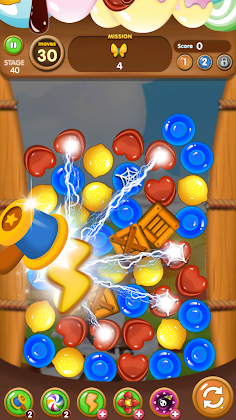 Falling Candy - Link Puzzle - Screenshot 2