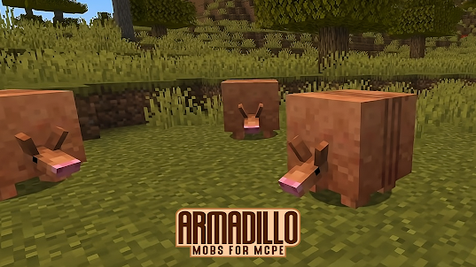 Armadillo Mobs Skin for Mcpe