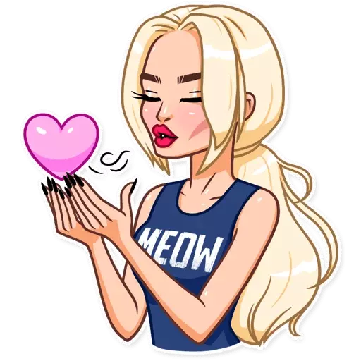 Cute Girly Pack Stickers Download on Windows