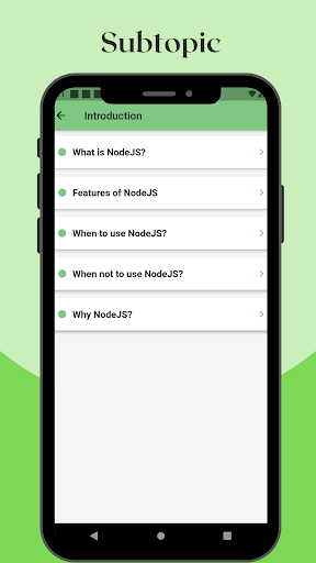 Learn Node.js Screen 3
