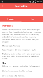 Abs Workout 7 Minuten Screenshot