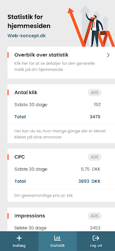 Web-Koncept App Screen 3