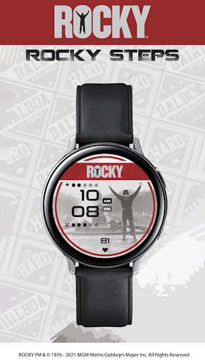 Rocky Rocky Steps Watch Face