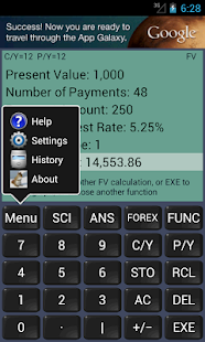Financial Calculator FincCalc Screenshot