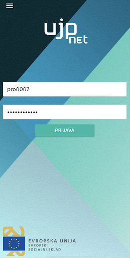 Android application mUJPnet screenshort