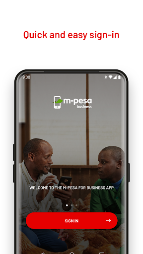 Android application M-PESA Business Tanzania screenshort