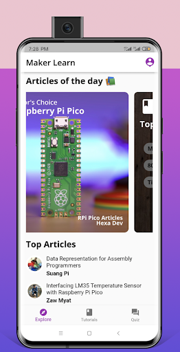 Android application Maker Learn screenshort