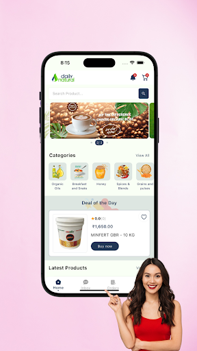 DailyNatural: Organic &Natural Screen 2