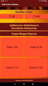 100 Buddha Zitate & Meditation