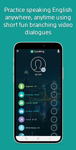 Android application ed Speaking screenshort