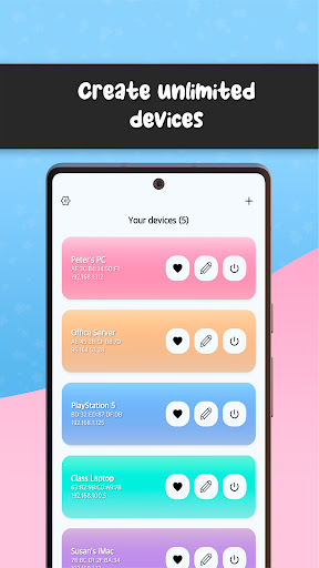 WakeApp - Wake On LAN Screen 2