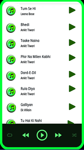 Ankit Tiwari All Songs