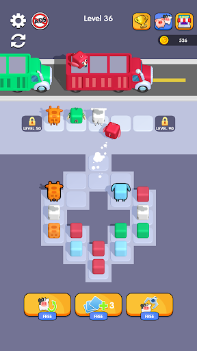 Animals Color Jam:Sort Order Screen 2