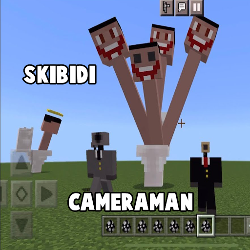 Skibidi vs Cameraman MCPE MOD