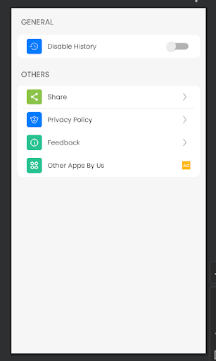 Anteprima dell'app