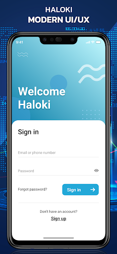 Android application Haloki screenshort