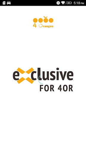 Android application EXCLUSIVE FOR 4OR screenshort