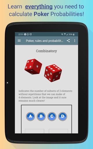 Poker rules and probability