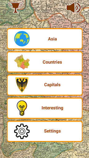 Android application Flags and capitals of Asia screenshort