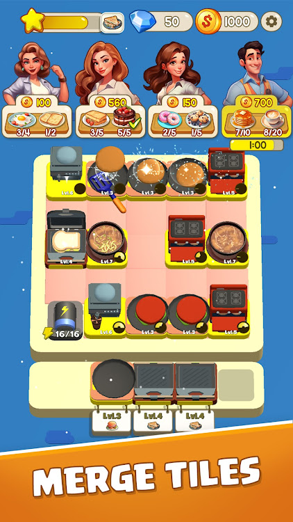 Merge & Cook - Restaurant Game - 1.2 - (Android)