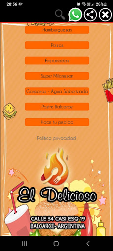El Delicioso casa de comida Screen 2