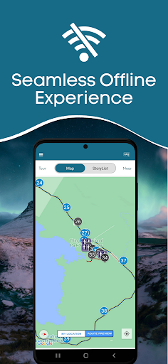 Screenshot of Iceland Golden Circle GPS Tour