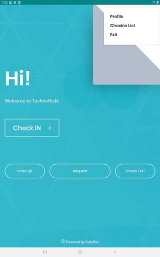 Gateflux Check-in Screen 3