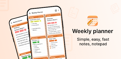Weekly planner