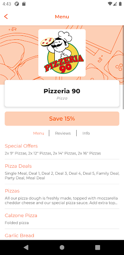 Pizzeria 90 Screen 2