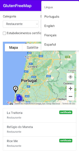 GlutenFreeMap Screen 3