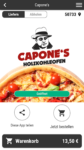 Android application Capone's screenshort