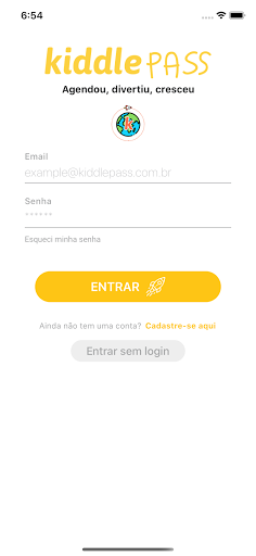 Android application Kiddle Pass screenshort