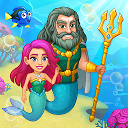 下载 Aquarium Farm -fish town, Mermaid love st 安装 最新 APK 下载程序