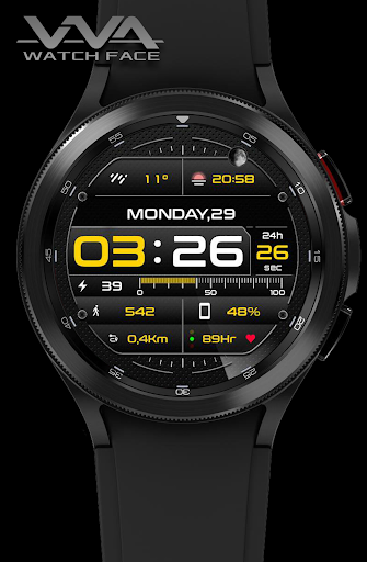 VVA27 Digital Watchface Screen 3