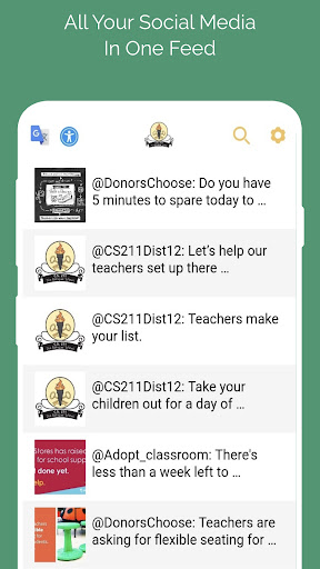 Android application CS 211 The Bilingual School screenshort