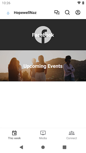 Android application Hopewell Nazarene screenshort
