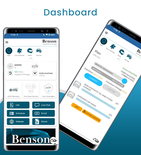 Benson Auto Care Screen 2