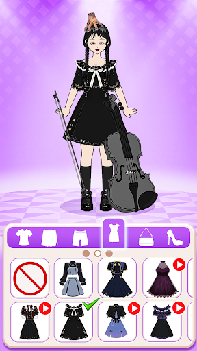 Anime Fashion: Doll Makeover Screen 2