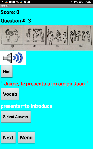 CSS Spanish Listener Screen 3