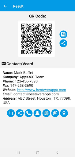 QR and Barcode Scanner Screen 2