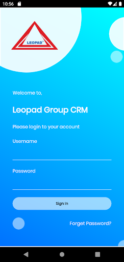 Leopad CRM Screen 2