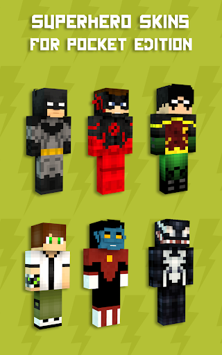 Android application Superhero Skins screenshort