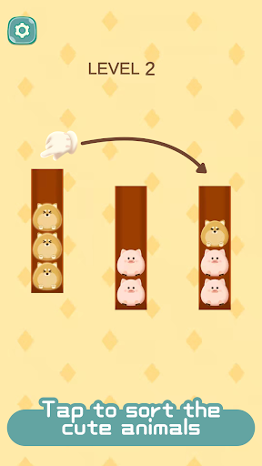 Android application Animal Puzzle：Color Sort Game screenshort