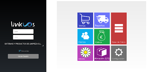 Android application Linkios LITE screenshort
