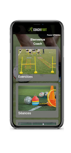Android application Coachifoot Exercices Football screenshort